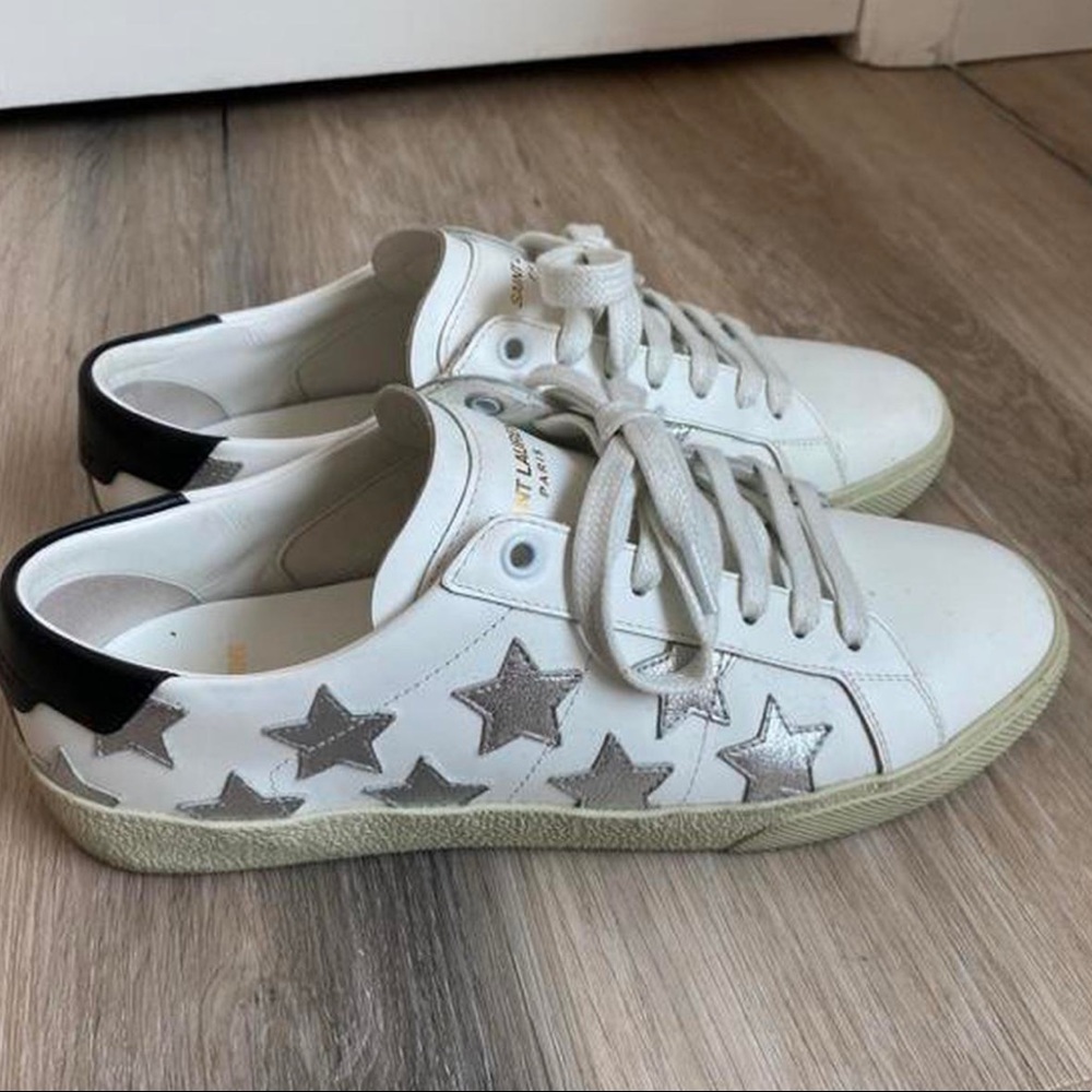YSL Saint Laurent Court Classic Star sneakers perfect condition